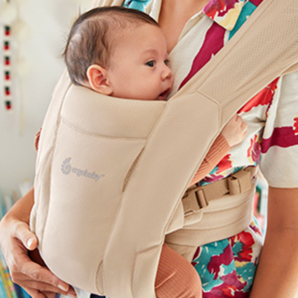 מנשא Embrace Soft Air Mesh - קרם בהיר – תמונה 3